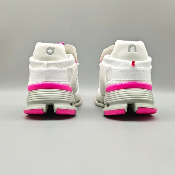 ON Running Cloudnova Women Shoes Undyed White Carnation - Picture 7 of 8
